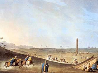 The Ancient Obelisk at Hararrea-Heliopolis by Luigi Mayer