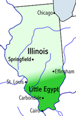 Image result for little egypt illinois map