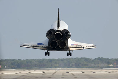 Image result for space shuttle landing