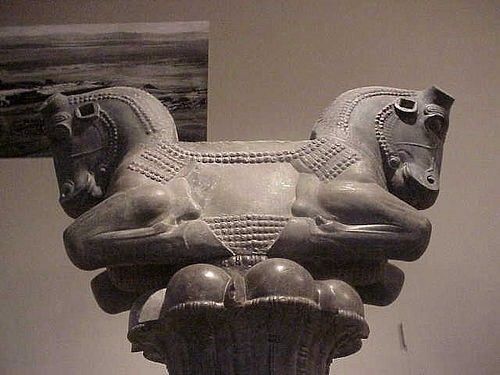 Achaemenid double horse capital - Persepolis, Iran (Persia/Parsa) |  Achaemenid, Ancient persia, Ancient