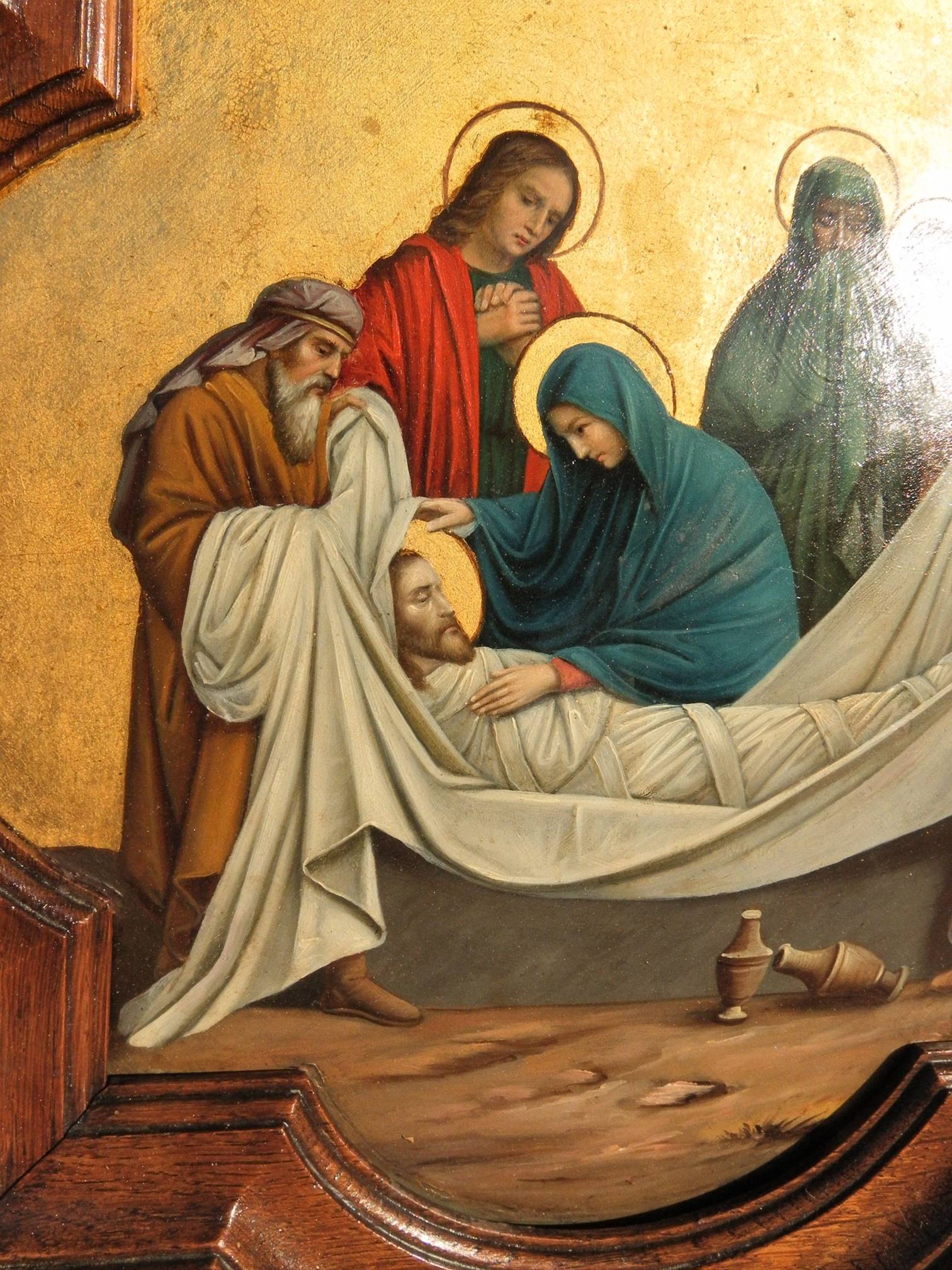 Image result for Jesus is placed in the tomb