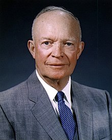 Official portrait of Dwight D. Eisenhower as president of the United States