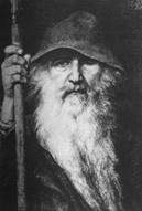 Odin, the wanderer.