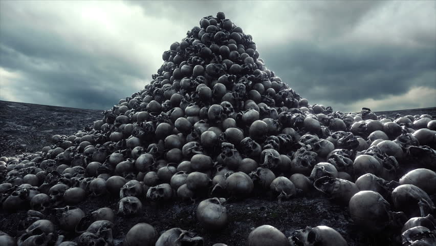 Image result for mound of skulls