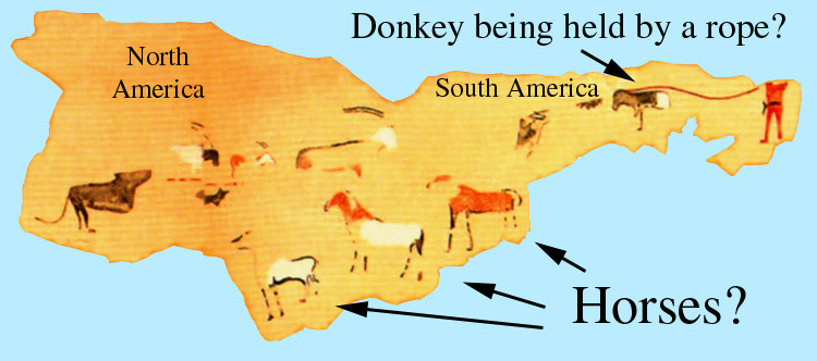Ancient Egyptian Map of Horses